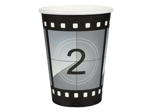 Kubeczki papierowe Cinema - 270 ml - 10 szt.