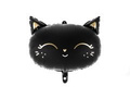 Balon foliowy Czarny Kotek - 48 x 36 cm - 1 szt.