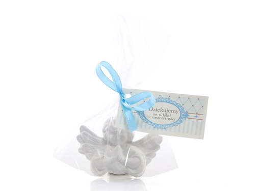 Figurka dziecko w różowym bucie - 10,5 cm