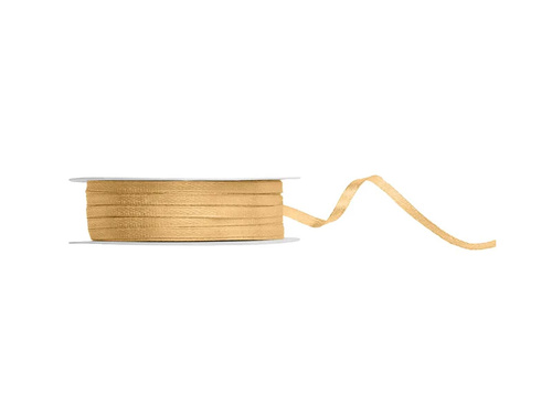 Satin ribbon, light peach, 3 mm / 50 m, 1 pcs.