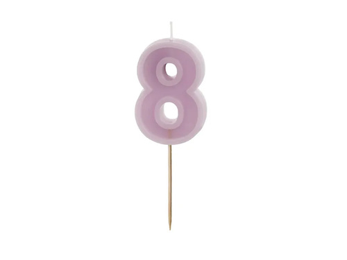 Candle no 8 - 1 pc