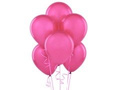 Fuchsia pastel latex balloons - medium - 100 pcs.