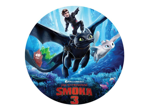 Decorative cake wafer How to Train Your Dragon 3 - 20 cm