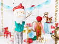 Santa's head foil balloon - 37 x 60 cm - 1 pc.