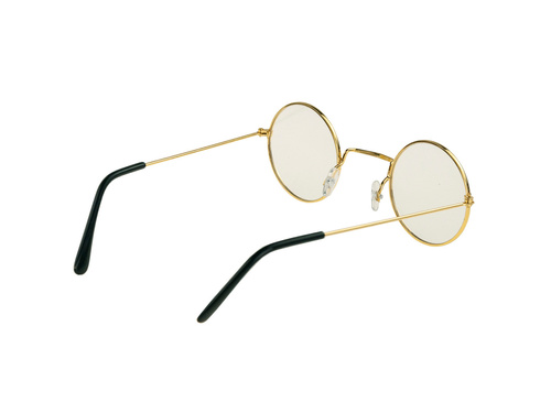 Santa Claus glasses gold - 1 pcs.