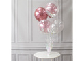 Stick balloon stand with iridescent decoration - 1 pc.
