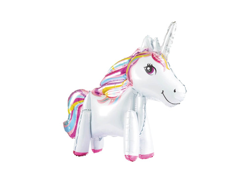 Unicorn standing foil balloon - 68 cm - 1 pc.