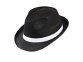 Black gangster hat  - 1 pc