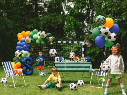 Balon foliowy Piłka nożna - 35 x 35 cm - 1 szt.