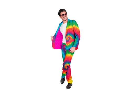 Strój imprezowy - neonowy garnitur