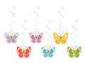 Hanging decoration spring Butterflies - 6 pcs.