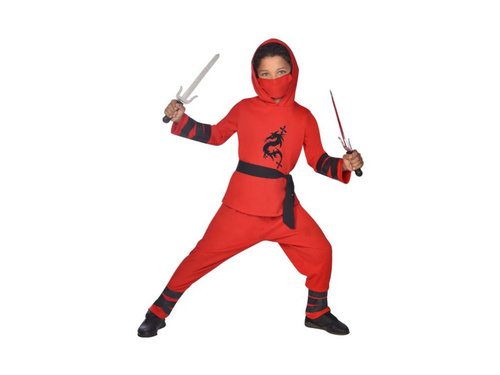 Kostium Wojownik Ninja czerwony
