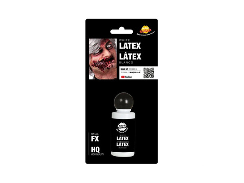 Płynny lateks na Halloween biały - 28 ml - 1 szt.
