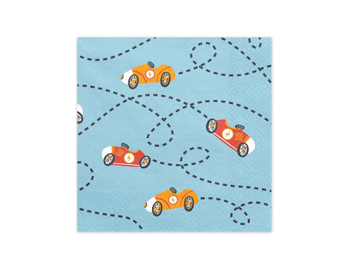 Birthday napkins Cars - 33 cm - 12 pcs.
