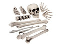 Zestaw kości z czaszką - 12 szt.