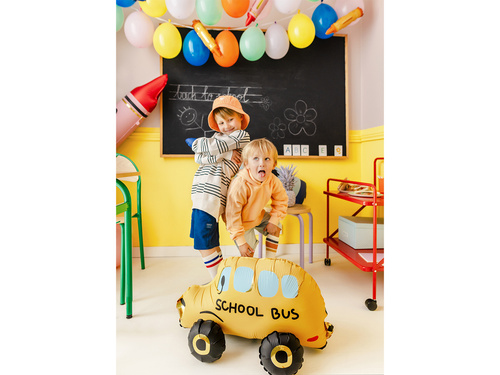 Balon foliowy Autobus szkolny - 66 x 36 cm - 1 szt.