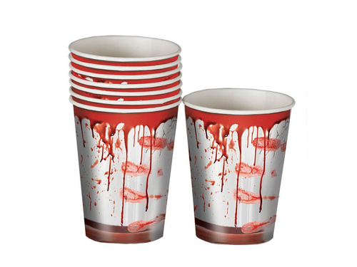 Halloween paper cups - 10 cm - 6 pcs