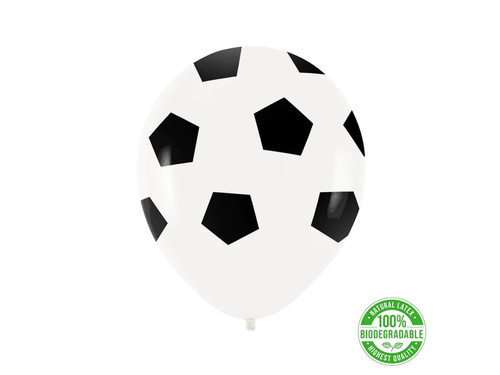 Latex Football Balloons - 30 cm - 5 pcs.