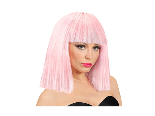 Różowa peruka Showgirl