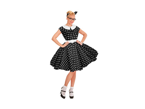 Strój Rock’n’Roll Lata 50. Black