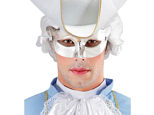 Silver metallic Eyemask - 1 pc.