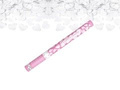 Shooting tube - white hearts - 60 cm - 1 pc.