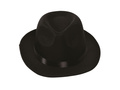 Kapelusz gangstera czarny z lamówką - 1 szt.