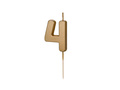 Gold Candle no 4 - 1 pc