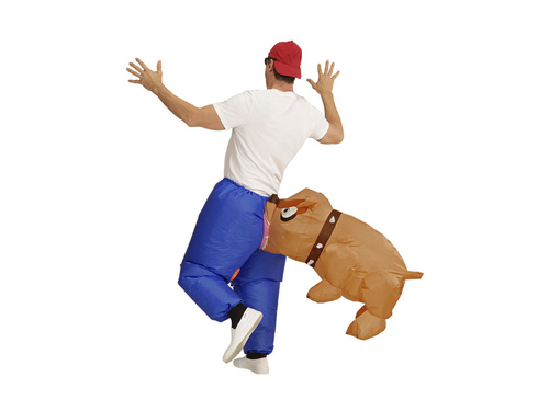 Dmuchany strój gryzącego buldoga