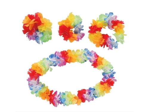 Extra multicolor Hawaiian set - 4 pcs