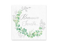 Holy Communion paper napkins with eucalyptus - 33 cm - 10 pcs.