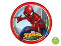 Talerzyki papierowe na urodziny Spiderman - 23 cm - 8 szt.