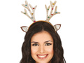 Reindeer gold horn headband - 1 pc