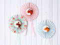 Decorative rosettes Horses - 3 pcs
