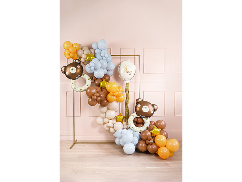 Balony lateksowe pastelowe mokka - małe - 100 szt.