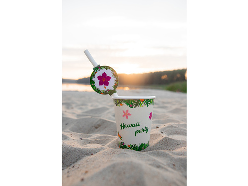 Hawaii Party cups - 250 ml - 6 pcs.