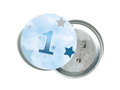 Birthday pin Stars blue - 1 pcs.