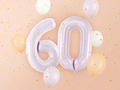Number 6 Purple Foil Balloon - 72 cm - 1 pc