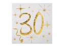 Thirtieth birthday napkins - 12,5 cm - 20 pcs.