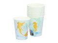 Paper cups Mermaid - 210 ml - 10 pcs.