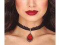 Naszyjnik z kamieniem na Halloween  - 1 szt.
