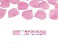 Shooting tube, pink artificial rose petals, 40cm, 1 pc.