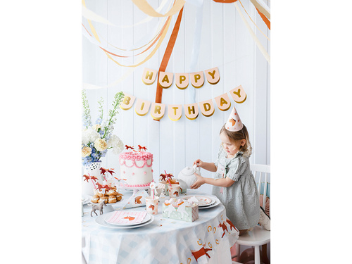 Paper plates Horses - 18 cm - 6 pcs