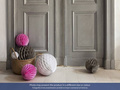 Honeycomb Ball dark warm grey - 30 cm - 1 pc