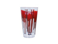 Glass with blood