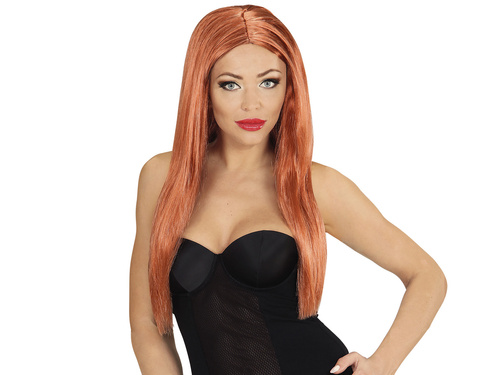 Brown Glamour Wig - 1 pc