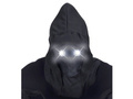 Czarny kaptur ze świecącymi oczami - 1 szt.