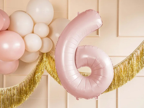Number 6 Pink Foil Balloon - 72 cm - 1 pc