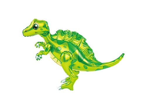 3D Spinosaurus green foil balloon - 75 cm - 1 pc.