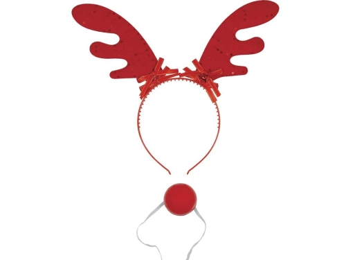 Diadem reindeer with nose with light
